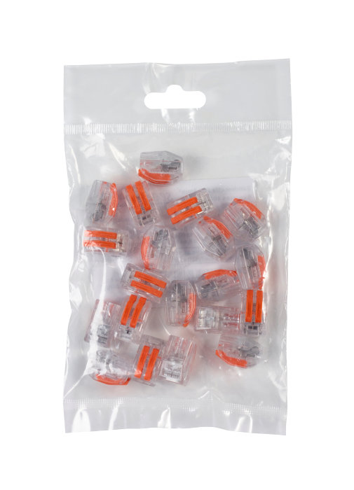 Samlemuffe skrueløs 2 x 2,5 mm² - 20 stk.